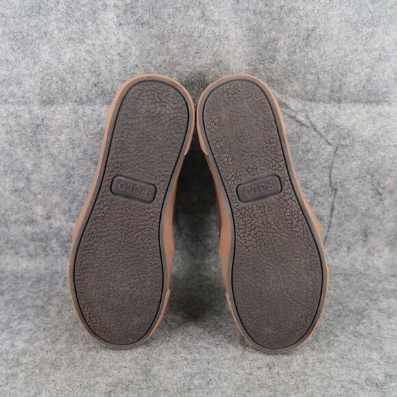 Polo Ralph Lauren Shoes Kids 5 Sneaker Chukka Casual Leather Canvas Boys Brown - Picture 11 of 14